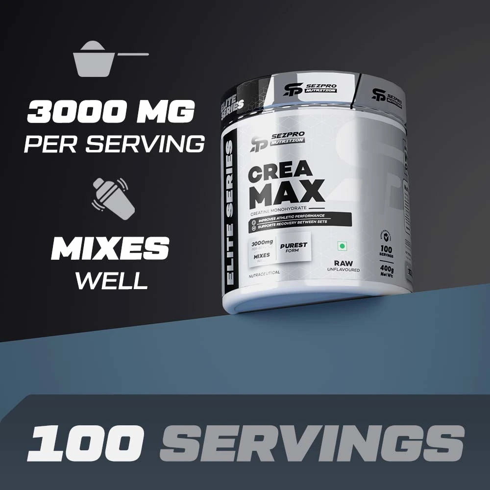 SezPro Nutrition Crea Max Creatine Monohydrate Powder- 400g – Sezpro ...