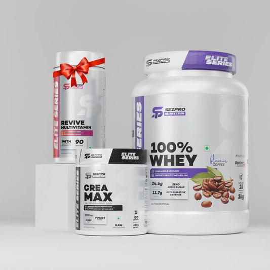 Sezpro Nutrition 100% Whey Protein + Crea Max Creatine