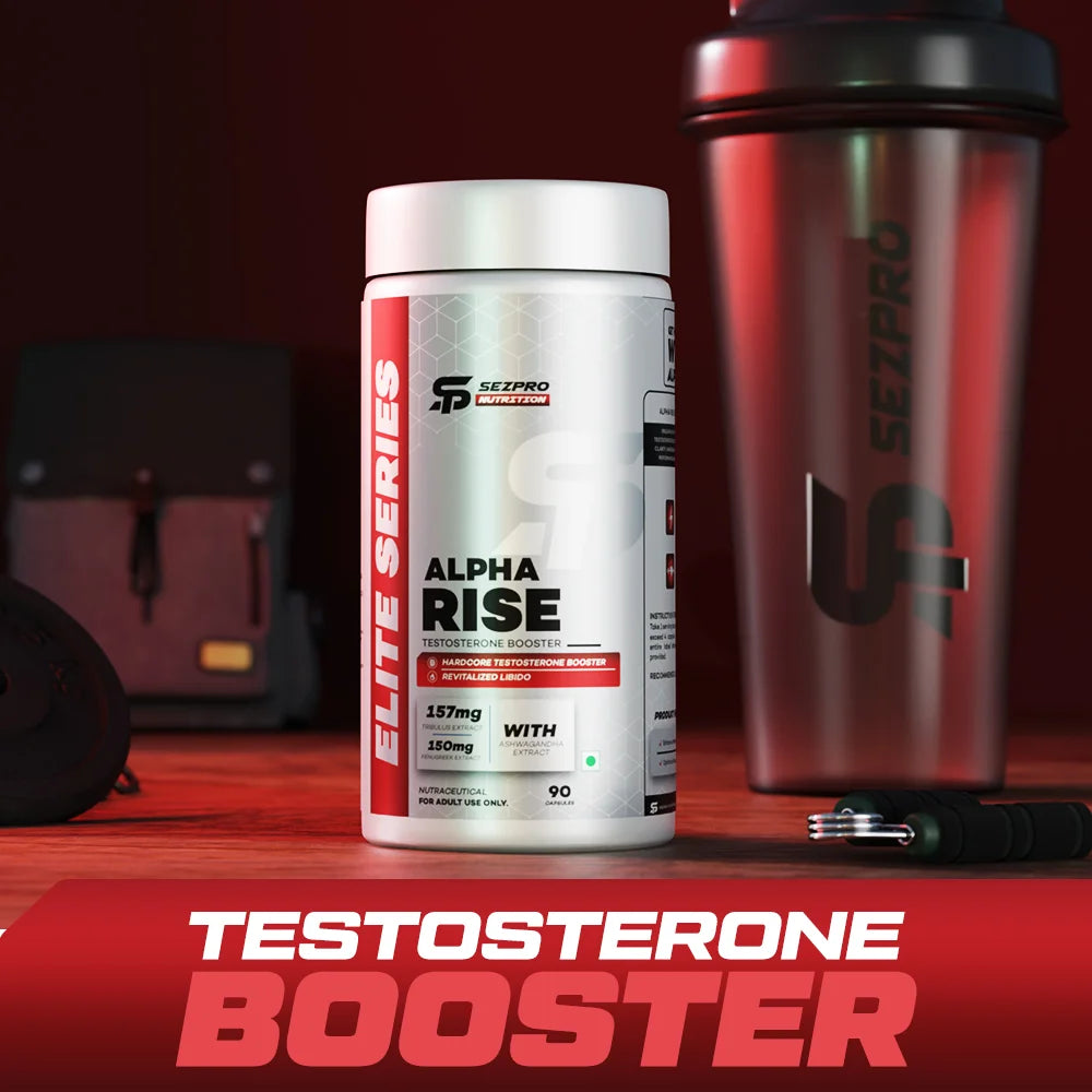 Alpha Rise Supplement SezPro Nutrition Alpha Rise Testosterone Booster (90 Capsules) – Sezpro ...