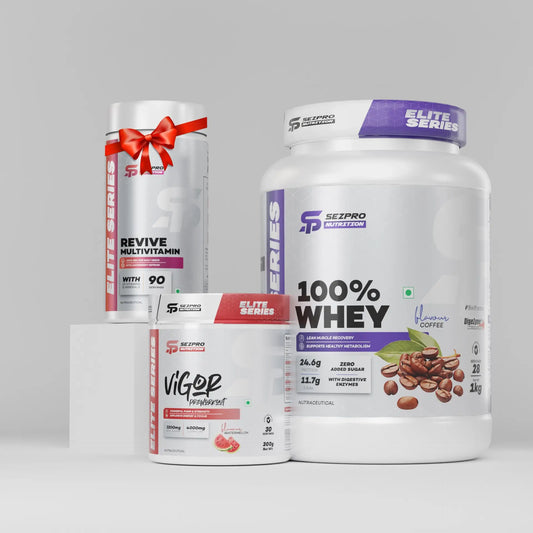Sezpro Nutrition 100% Whey Protein + Vigor Preworkout